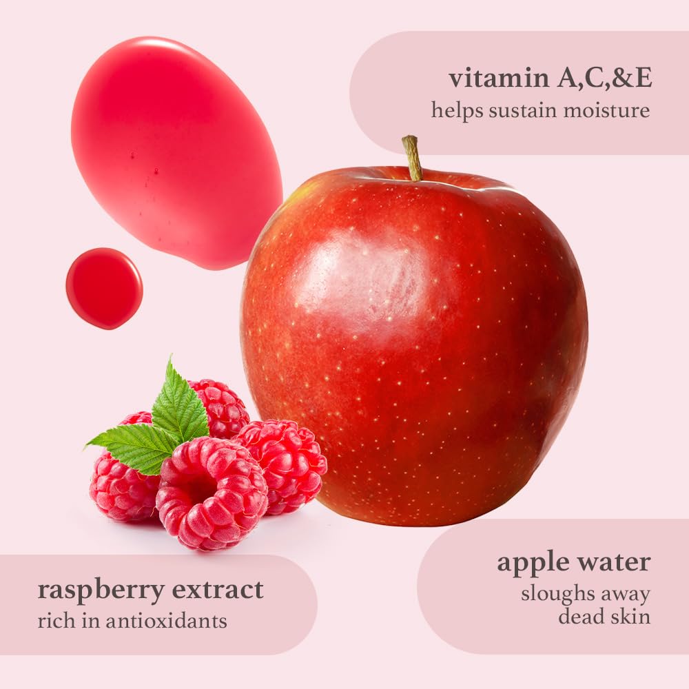 NOONI Appleseed Lip Oil Set tono natural en los labios.