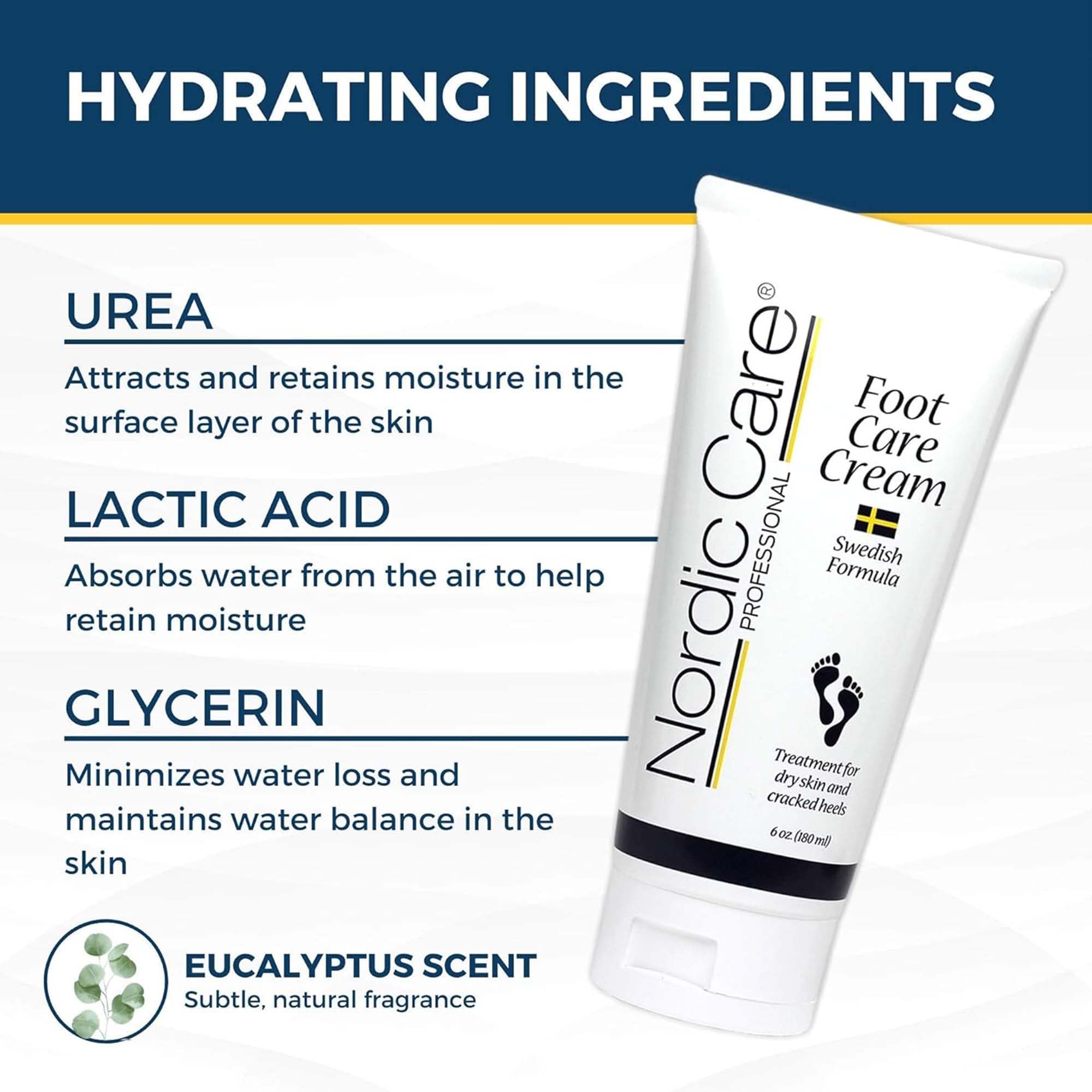 Nordic Care Crema para pies: resultados suaves y no grasos tras la aplicación.