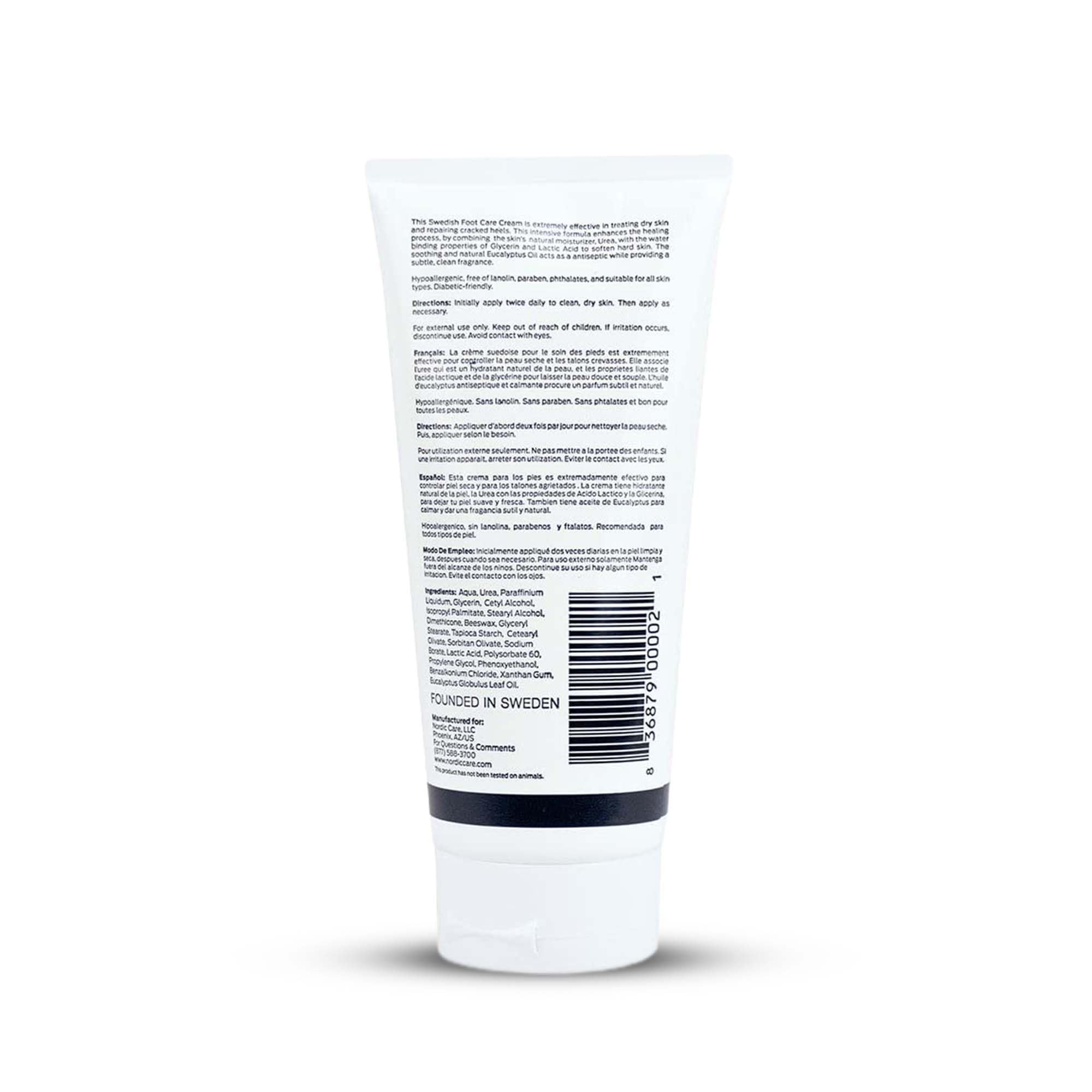 Nordic Care Crema para pies: textura cremosa para reparaciones suaves y comodidad diaria.