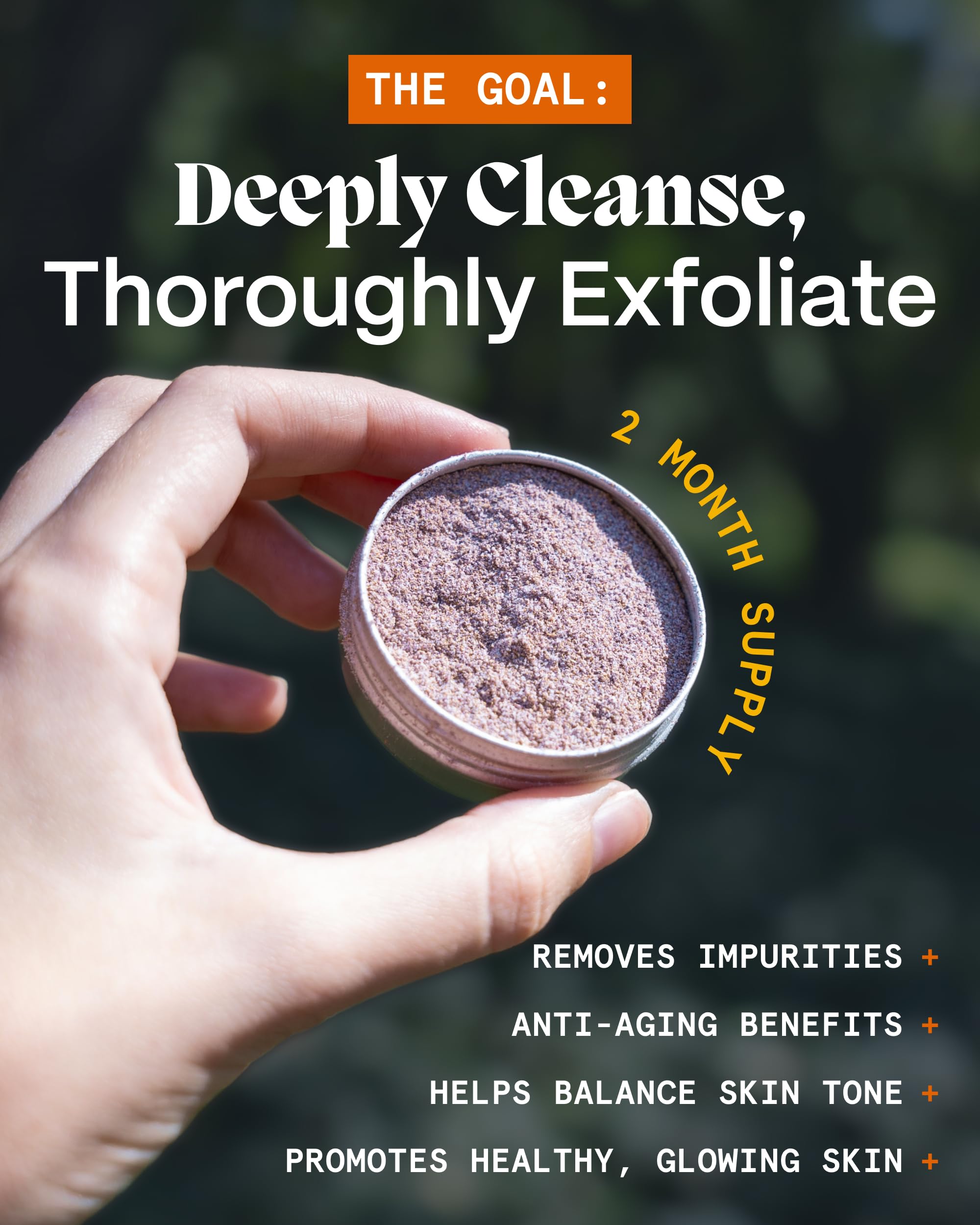 Norse Organics Exfoliante facial Semilla de albaricoque promueve renovación suave