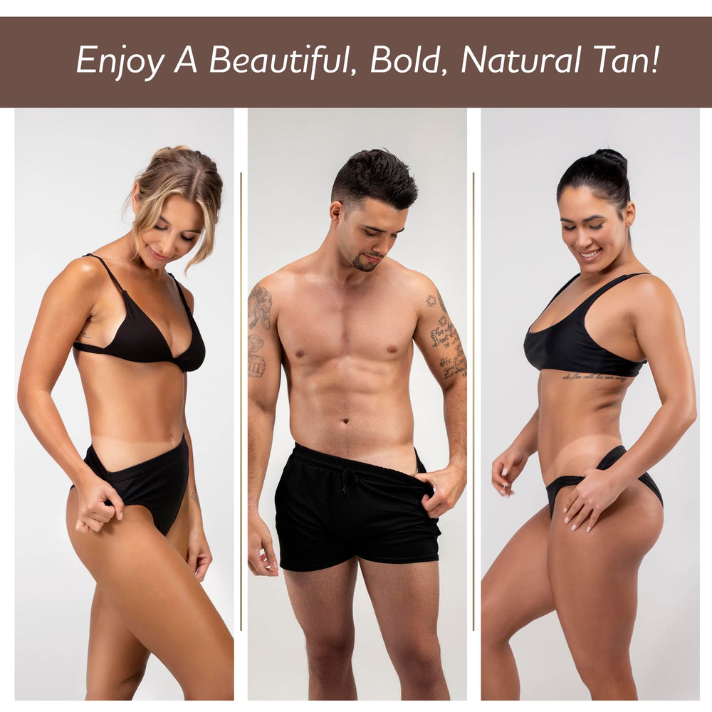 Norvell bronceado natural con tono dorado en piel