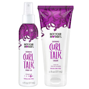 Not Your Mother's Curl Talk Spray Gel define rizos con hidratación ligera.