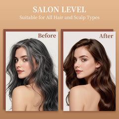Nova DYE Champú, aplicación fácil sin brocha para uso diario.