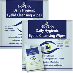 NOVEHA empaque doble pack para higiene ocular diaria