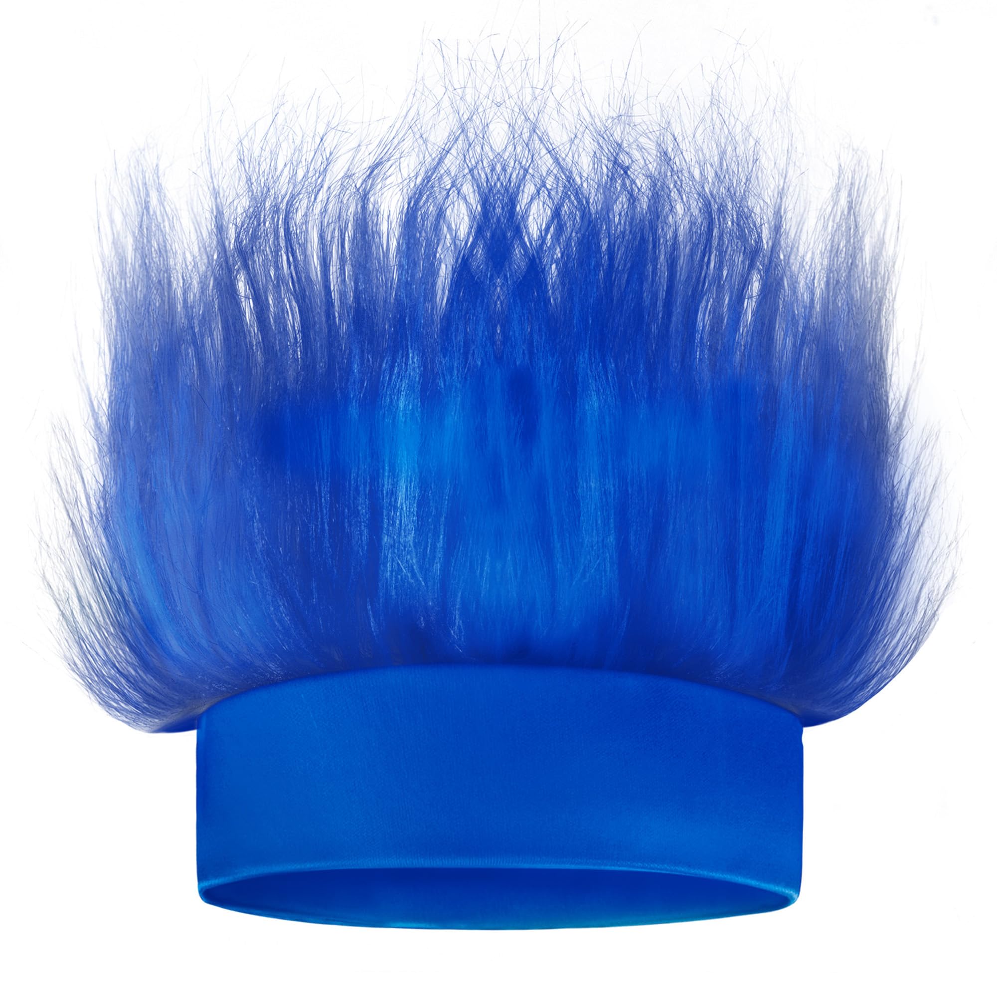 Novelty Place diadema azul peluda, diseño llamativo para fiestas.