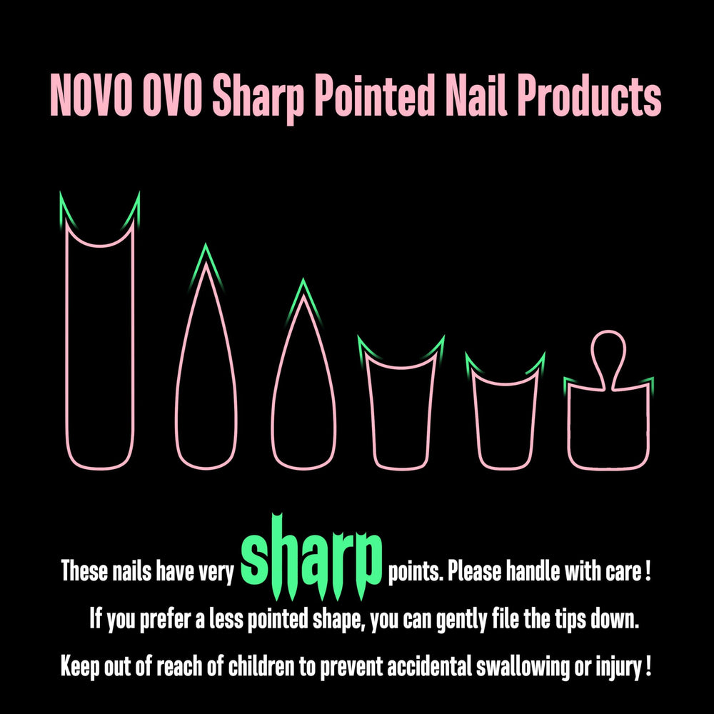 NOVO OVO 16 tallas para ajustar camas de uñas y obtener acabado personalizado.