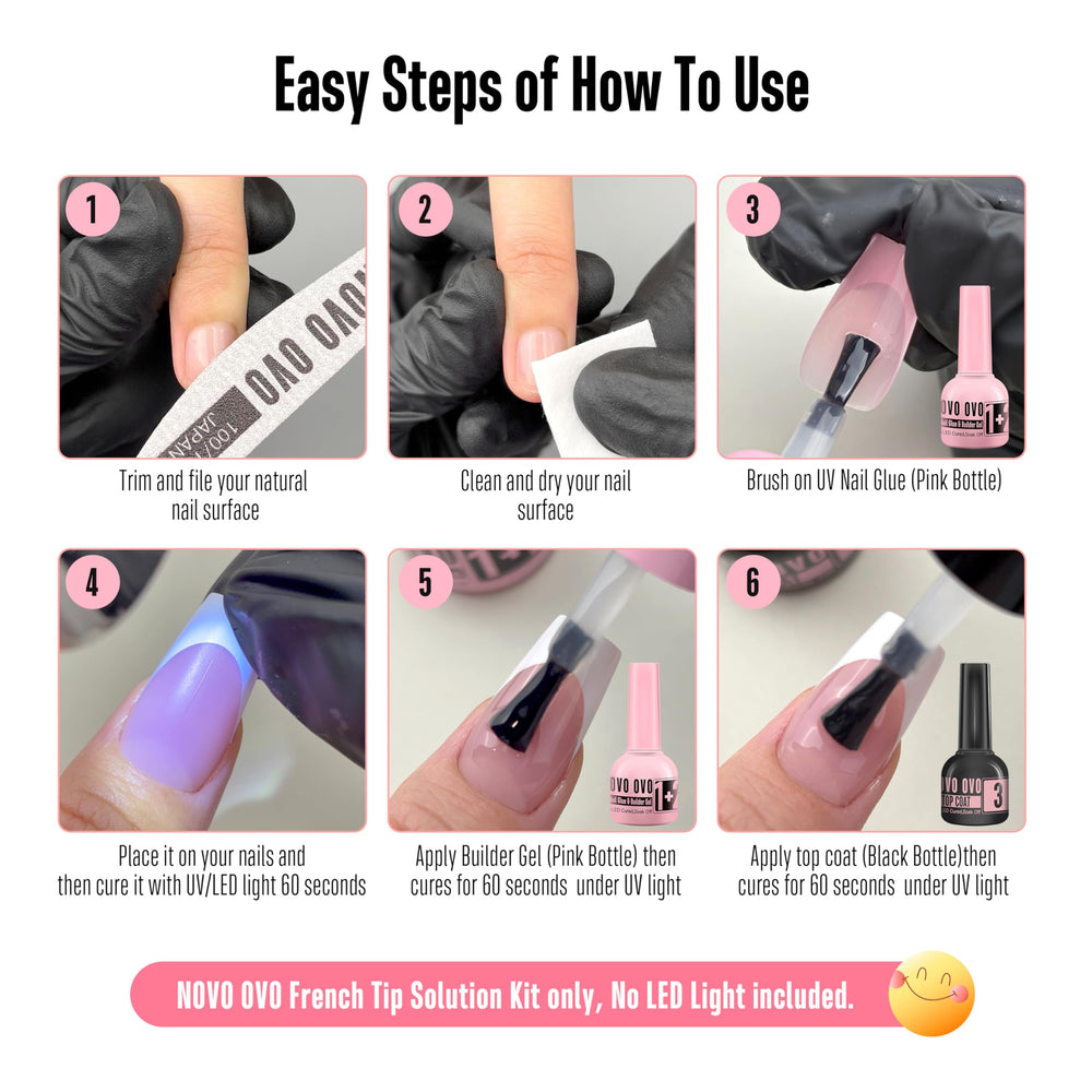 Pincel de precisión NOVO OVO para aplicar gel con control