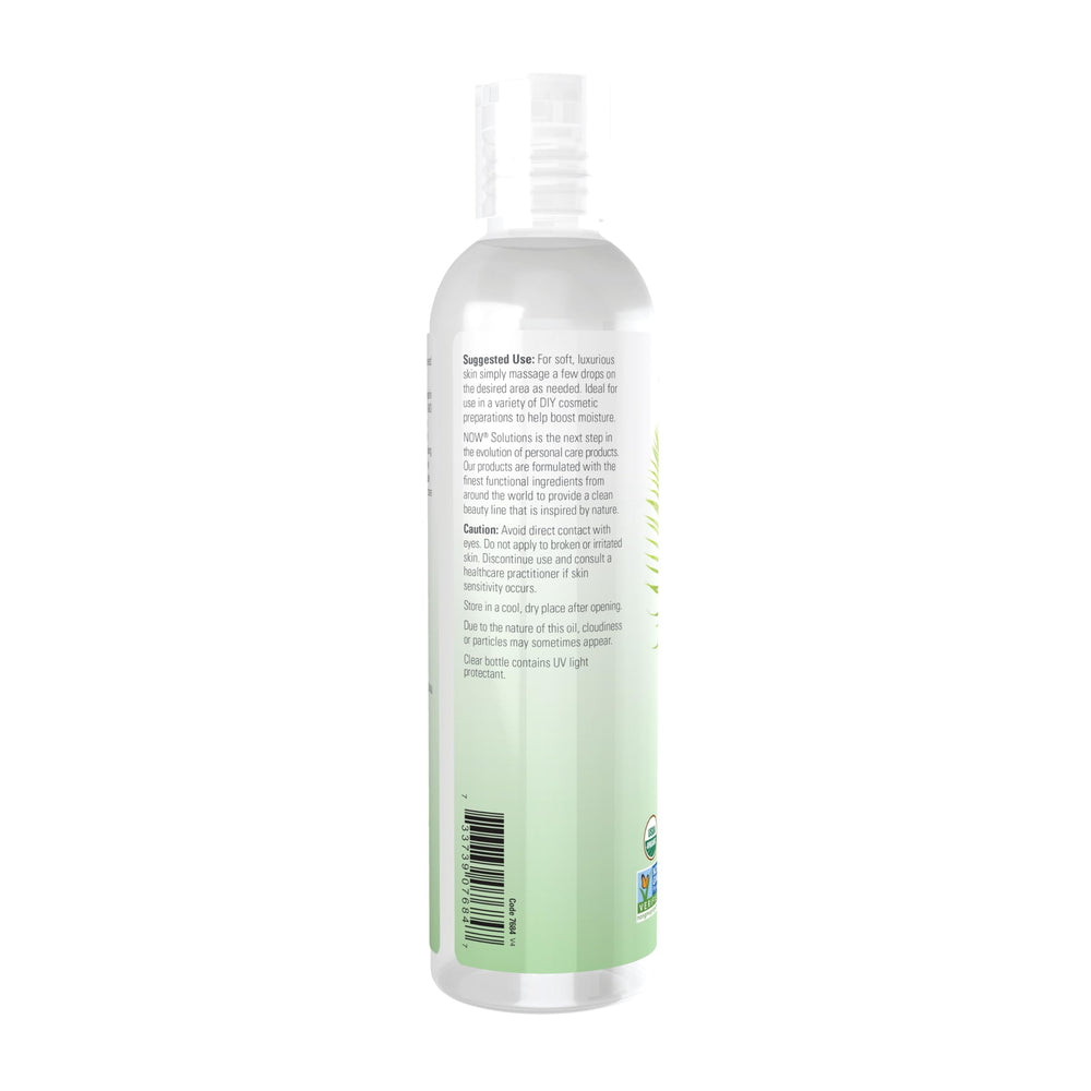 NOW Foods Glicerina Vegetal Orgánica, aplicación cosmética suave para rostro y manos