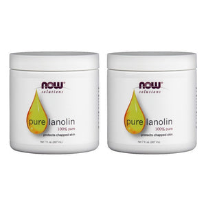 NOW Foods Lanolin Pura, bote de 7 onzas, hidratación suave para piel seca y áspera