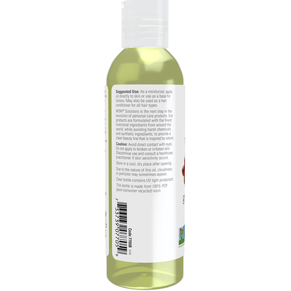 NOW Solutions Aceite de Semilla de Uva, uso ligero para piel sensible y acondicionamiento suave.