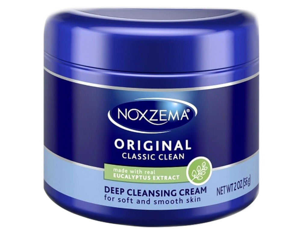 Noxzema Crema Limpiadora Blanca 2 oz, vista frontal, ideal para limpieza diaria suave