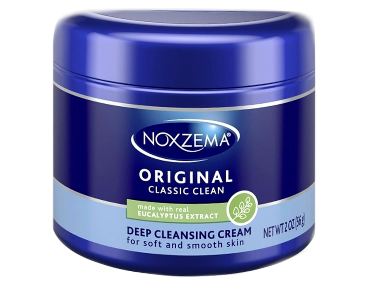 Noxzema Crema Limpiadora Blanca 2 oz, vista frontal, ideal para limpieza diaria suave