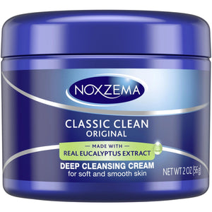 Limpieza diaria con Noxzema original en envase de 2 onzas para uso diario.