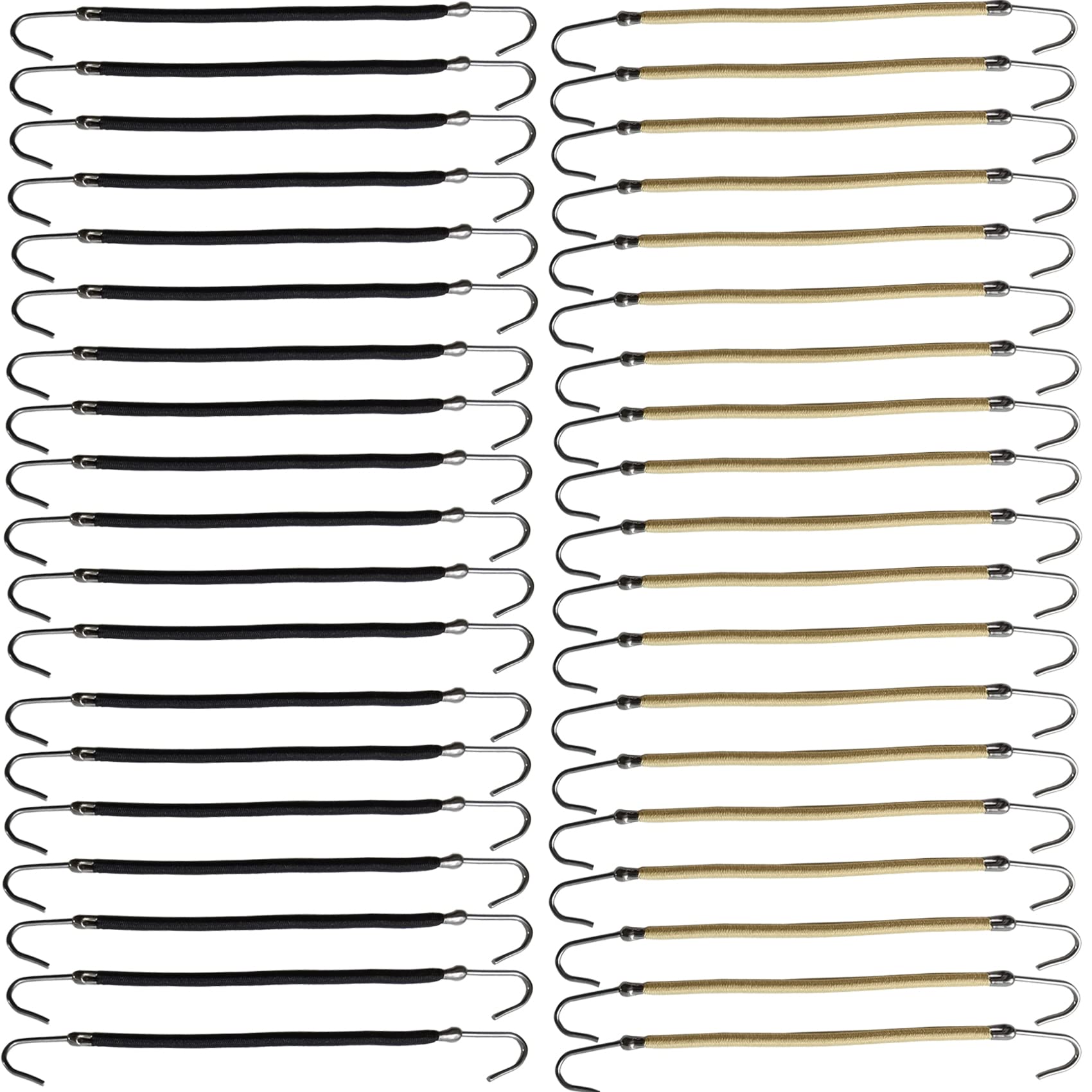 NSBELL gancho coleta elastico negro, ideal para coletas duraderas en cabello grueso