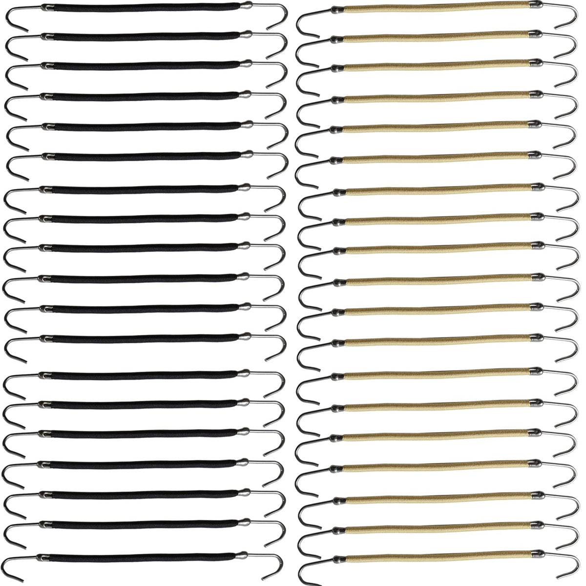 NSBELL gancho coleta elastico negro, ideal para coletas duraderas en cabello grueso