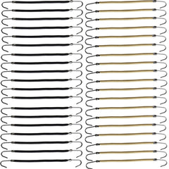 NSBELL gancho coleta elastico negro, ideal para coletas duraderas en cabello grueso