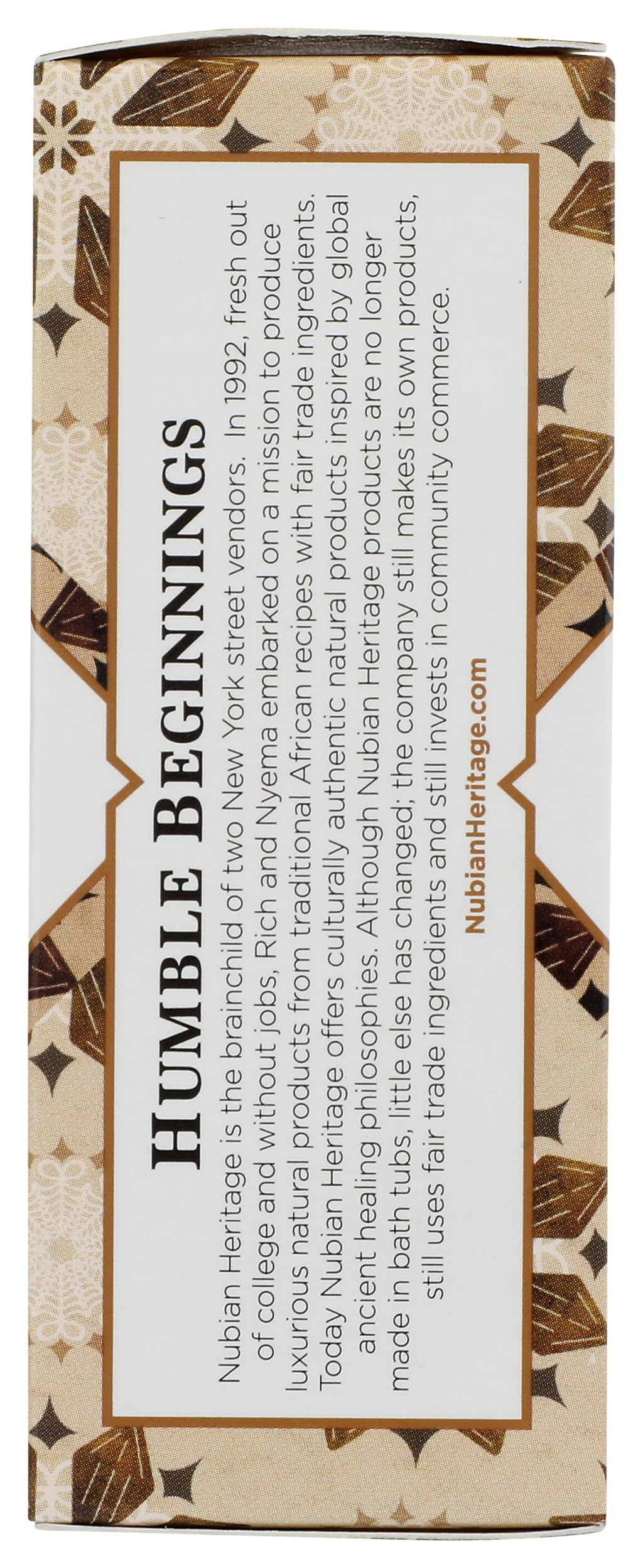 Nubian Heritage Jabón en Barra ingredientes naturales para cuidado consciente.