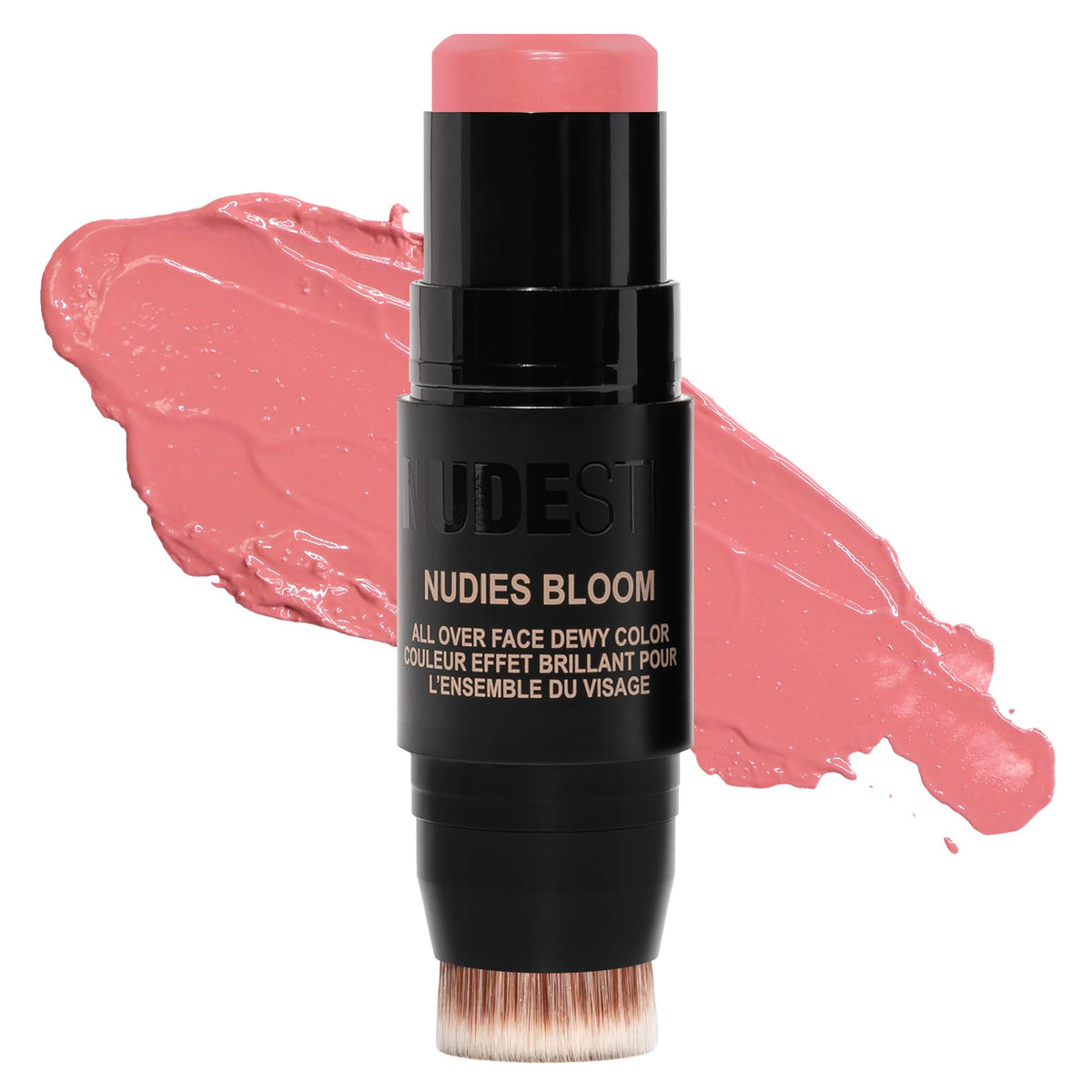 Nudestix Nudies Bloom aplicada en mejillas para un color natural