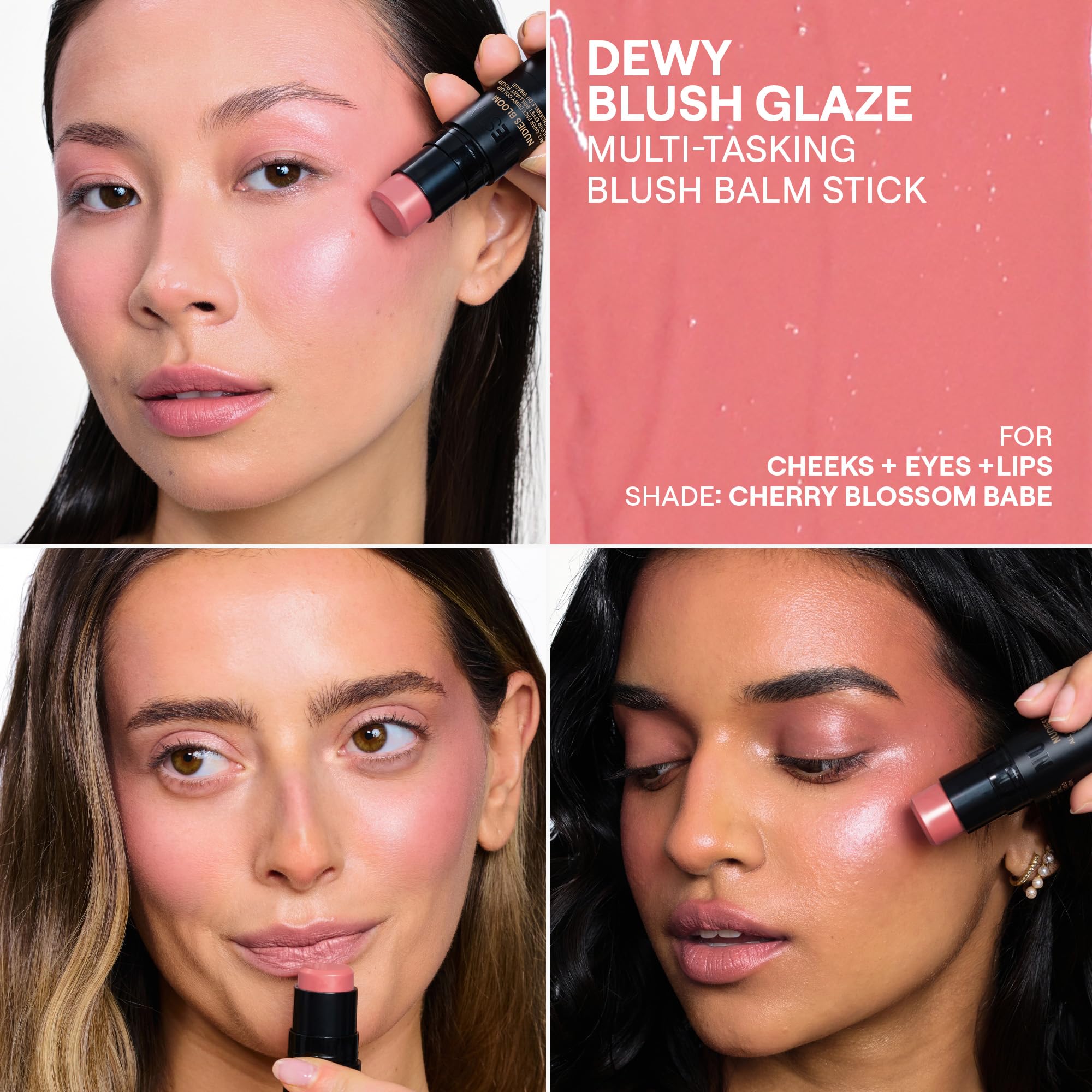 Nudestix Nudies Bloom con brocha integrada lista para aplicar
