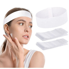 Nujzuir diadema facial desechable con empaque individual para spa.