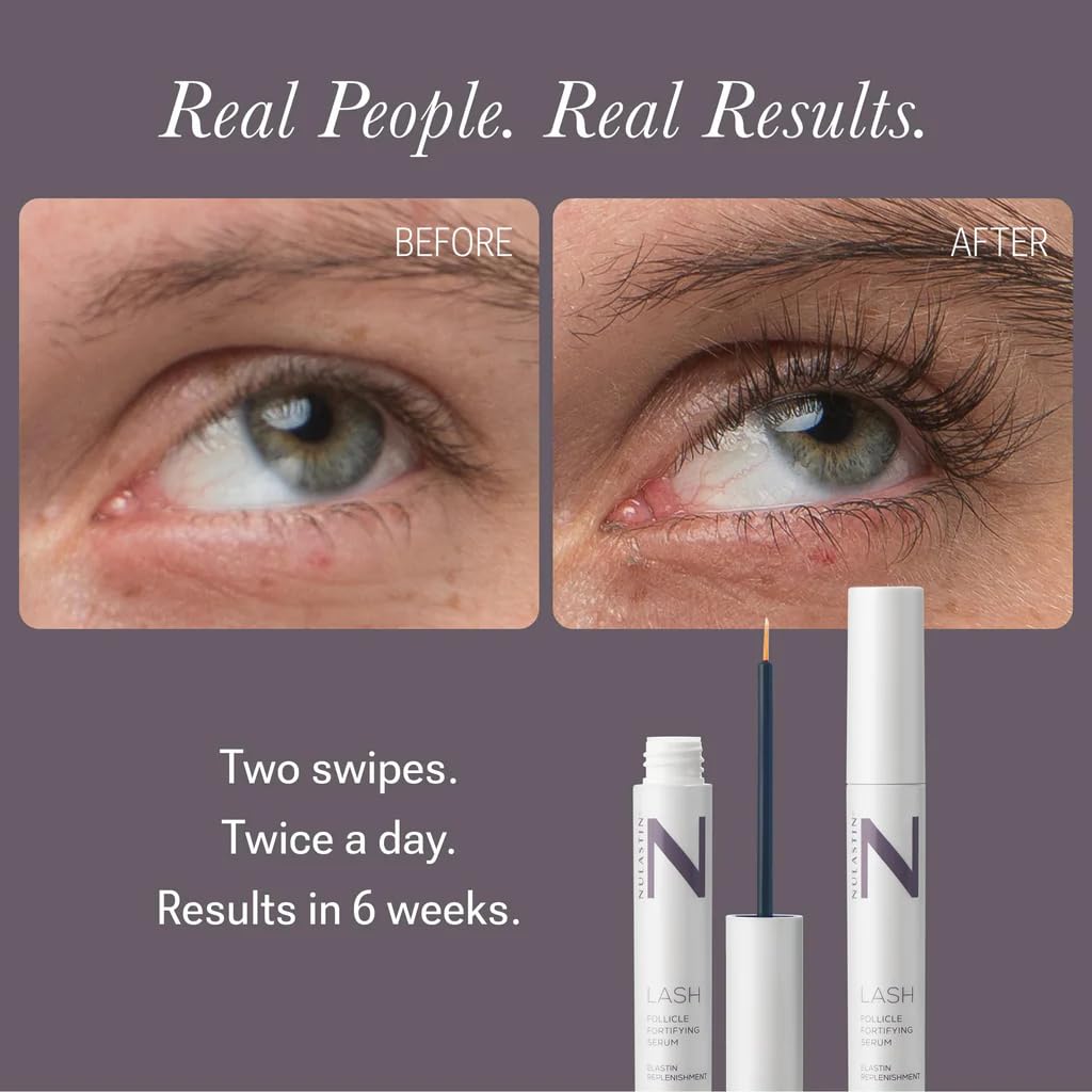 NULASTIN Pestanas brillantes y fortalecidas gracias a la fórmula avanzada.