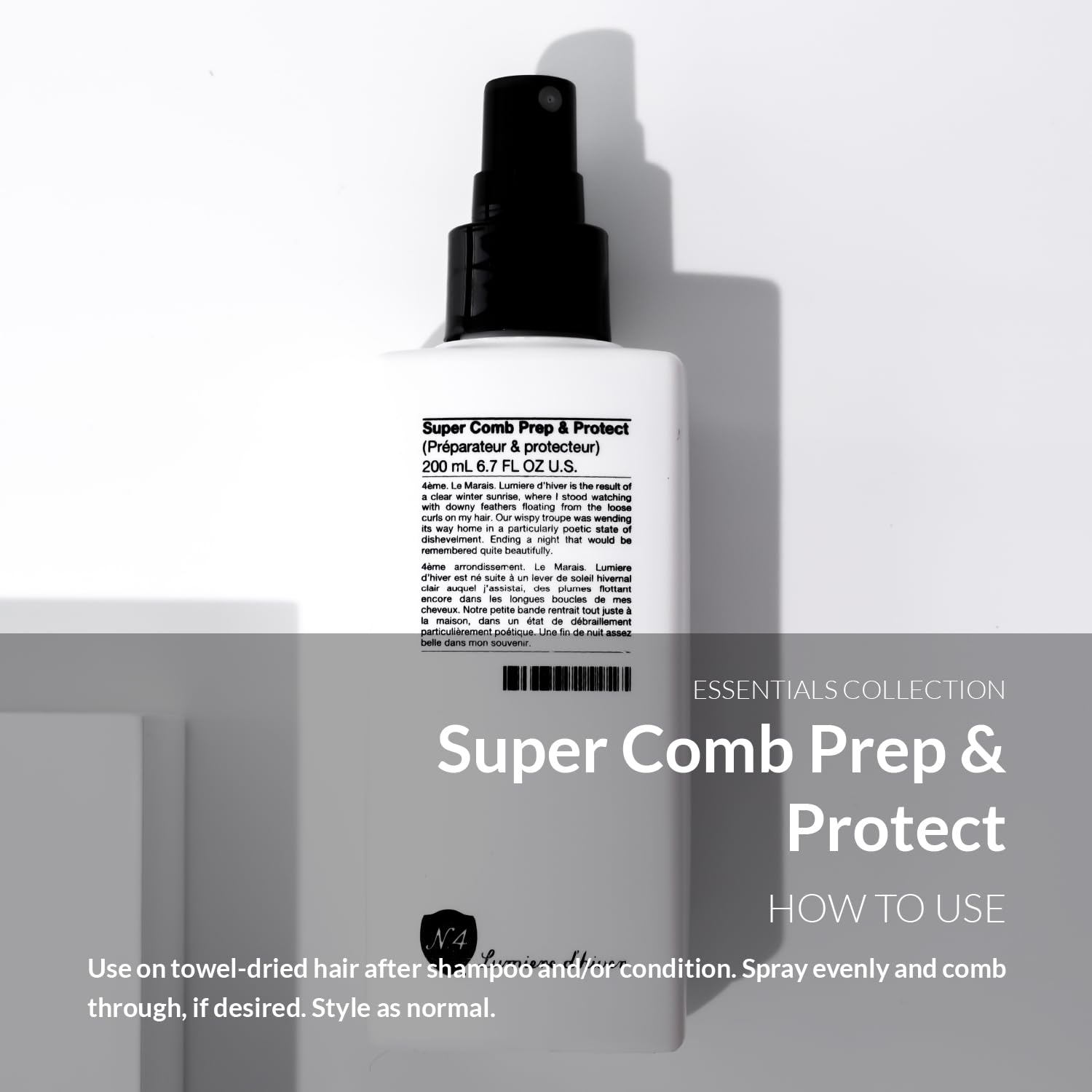 Number 4: protección de calor y nutrición con ingredientes naturales