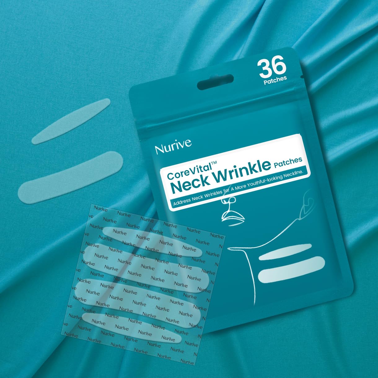 Empaque recloseable de NURIVE para conservar frescura de parches.