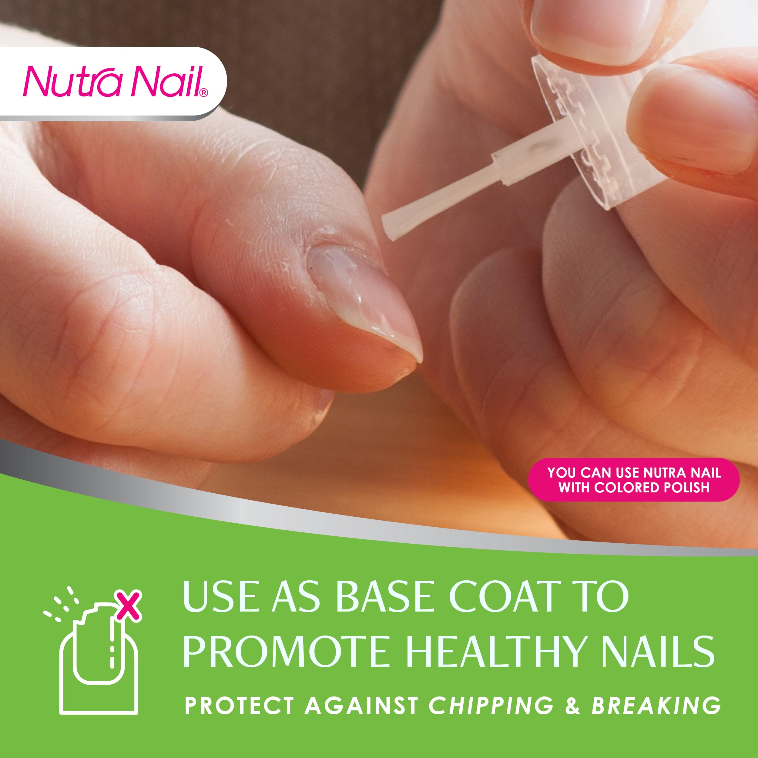 Nutra Nail ingredientes: queratina, colágeno y calcio fortalecen uñas.