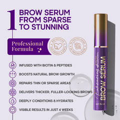 NUTRAHARMONY serum cejas, aplicador suave, facilita una aplicación limpia.
