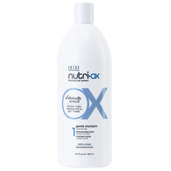 NUTRI-OX Champú Suave: botella frontal, limpieza suave para el cuero cabelludo.