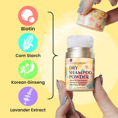 Nuva Botanicals champú seco tamaño viaje compacto para retoques rápidos