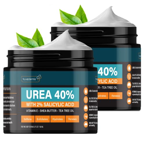 Crema NUVADERMIS 40% en botella, hidratación profunda para piel seca.