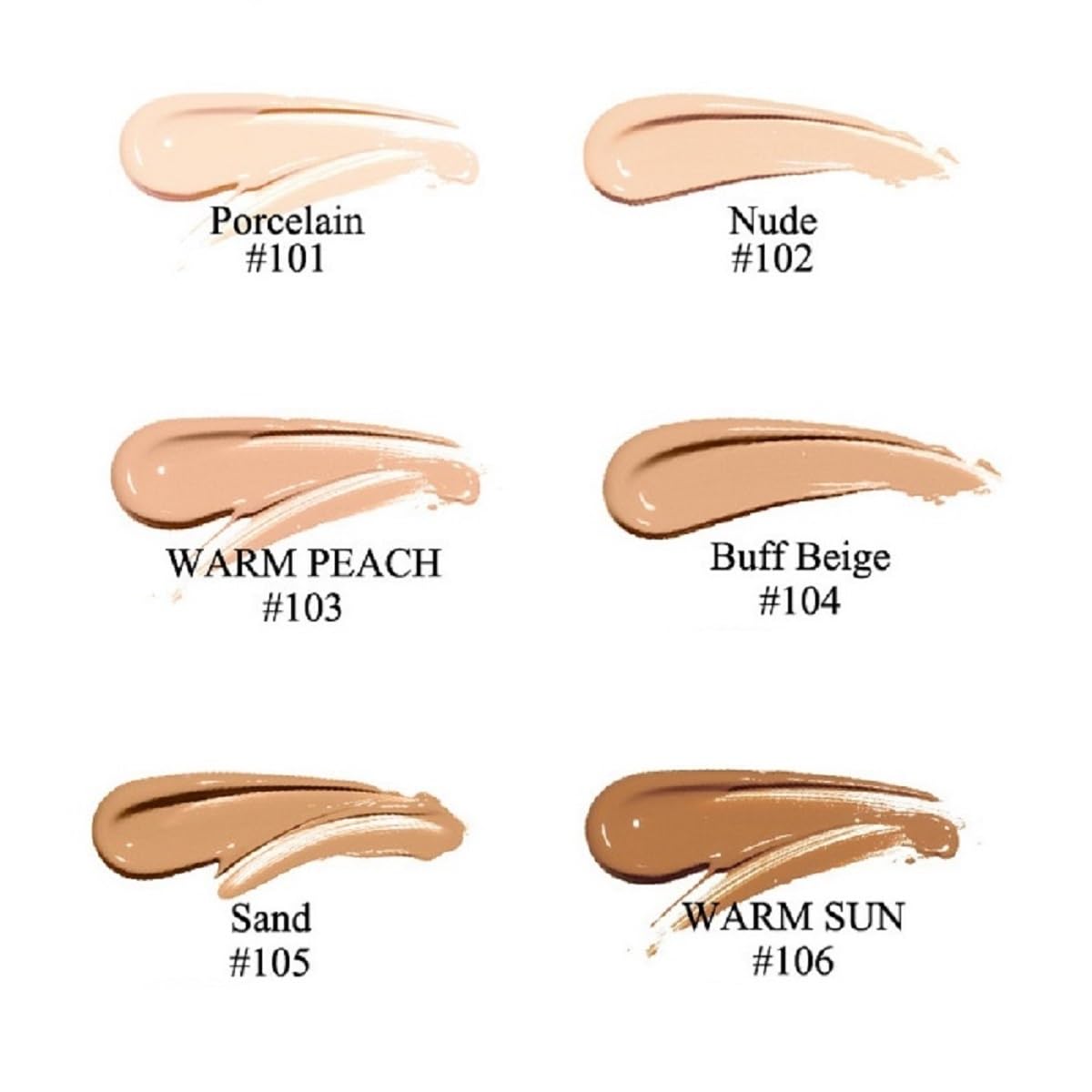 Nvyue Phoera Foundation 105 Sand, aplicación suave que difumina imperfecciones