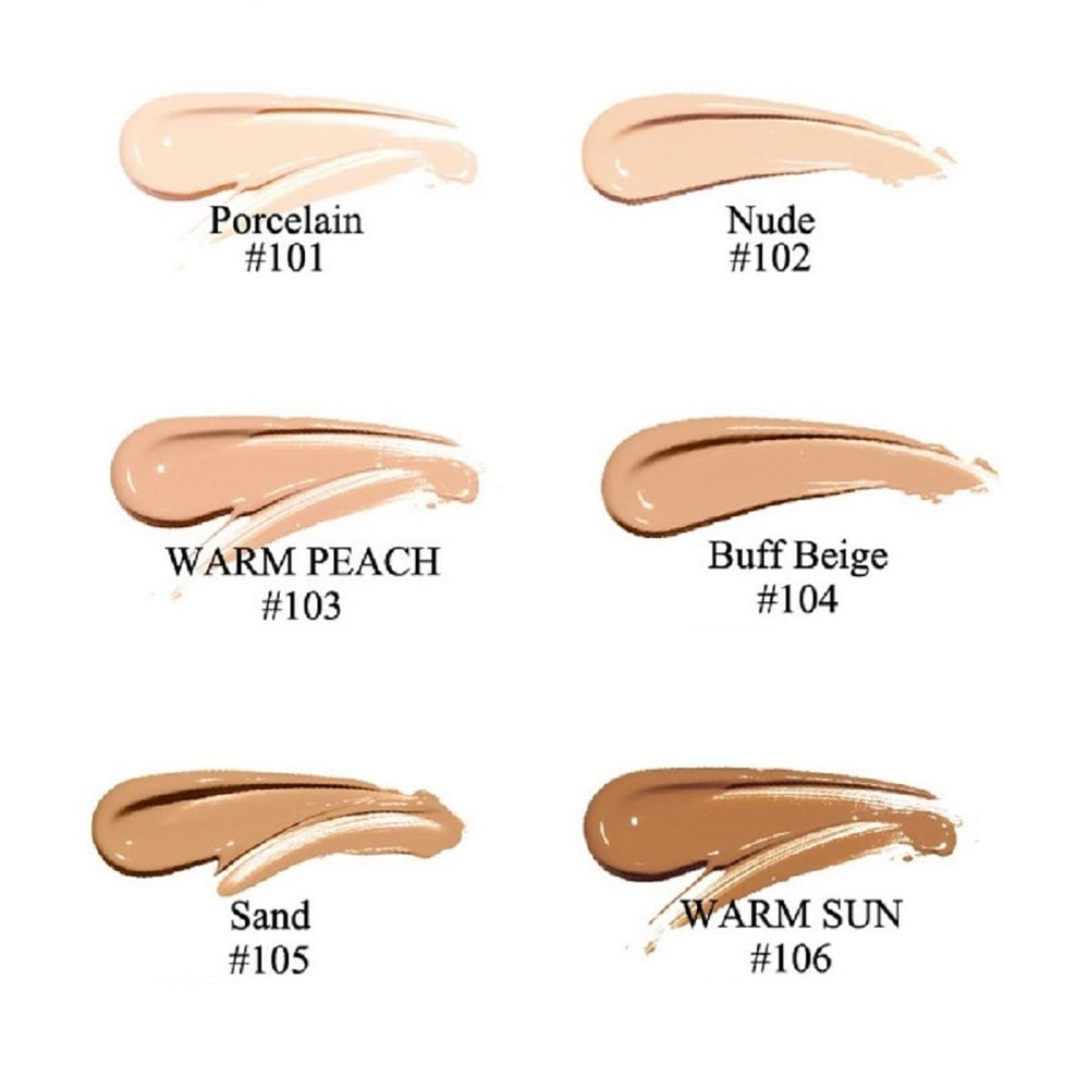 Nvyue Phoera Foundation 105 Sand, aplicación suave que difumina imperfecciones