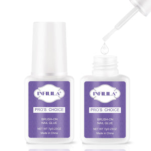 NXJ INFILILA: pegamento para uñas acrílicas en botella de 7 ml para fijación duradera.