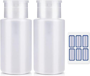 NXJ INFILILA dispensador acetona 180 ml dosunidades: ahorro de líquido y portabilidad.