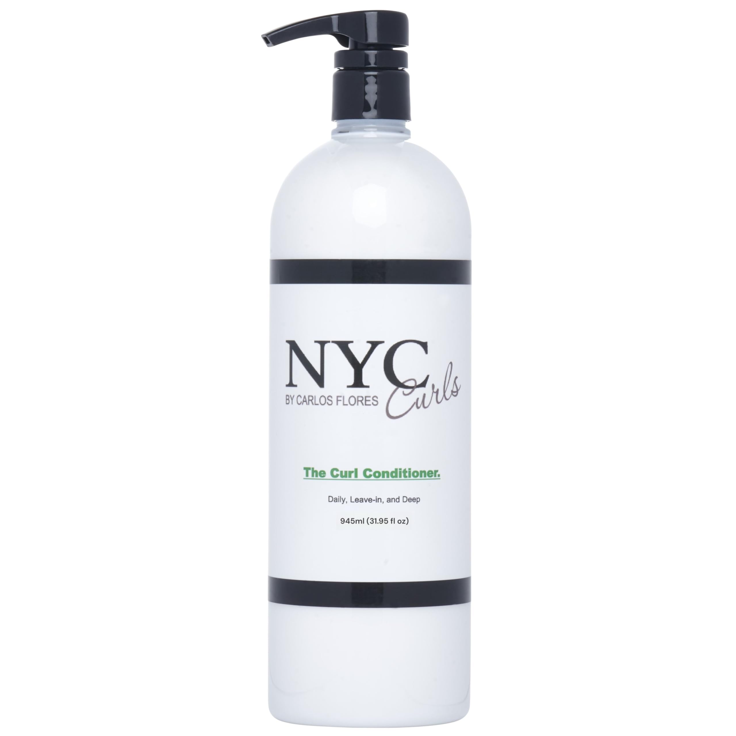 NYC Curls Acondicionador, vertido de la botella, deslizamiento suave y desenredo.