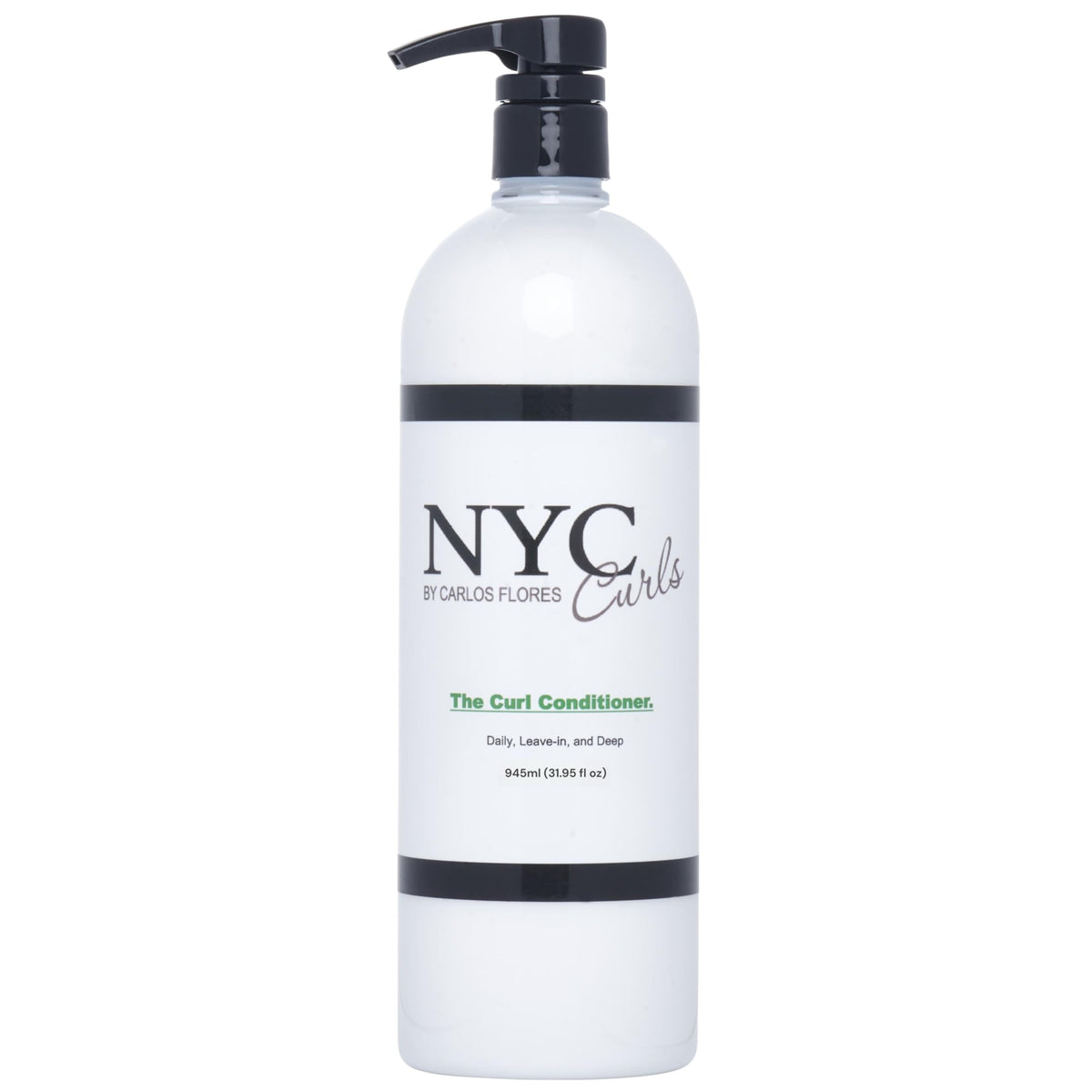 NYC Curls Acondicionador, vertido de la botella, deslizamiento suave y desenredo.