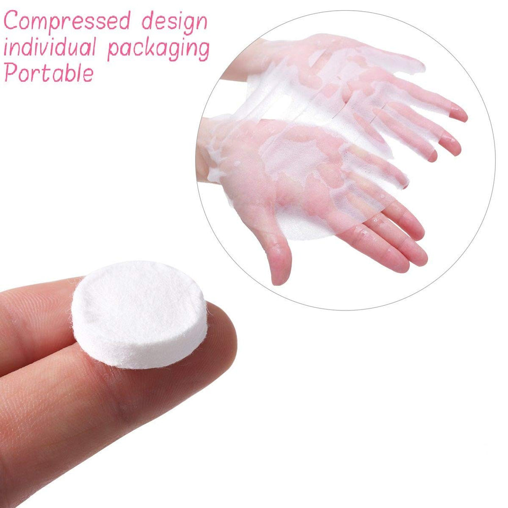nykkola mascarilla de papel comprimido aplicación facial fácil tras mojarla