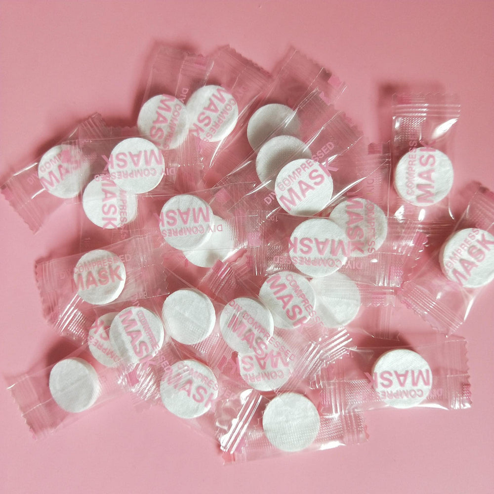 nykkola mascarilla de papel comprimido para viaje, uso práctico en movimiento