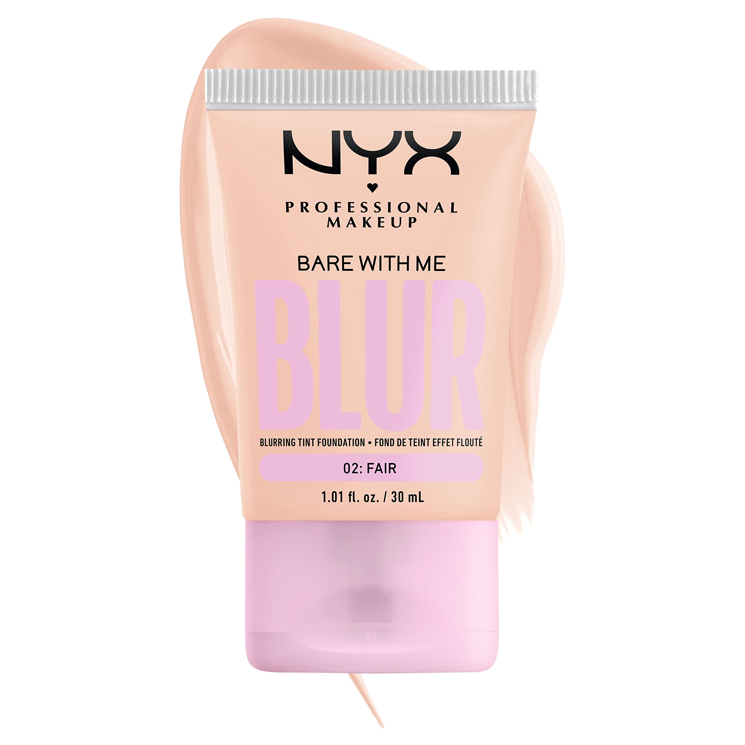 Matcha en NYX Bare With Me Blur Tint Foundation aporta sensación calmante.