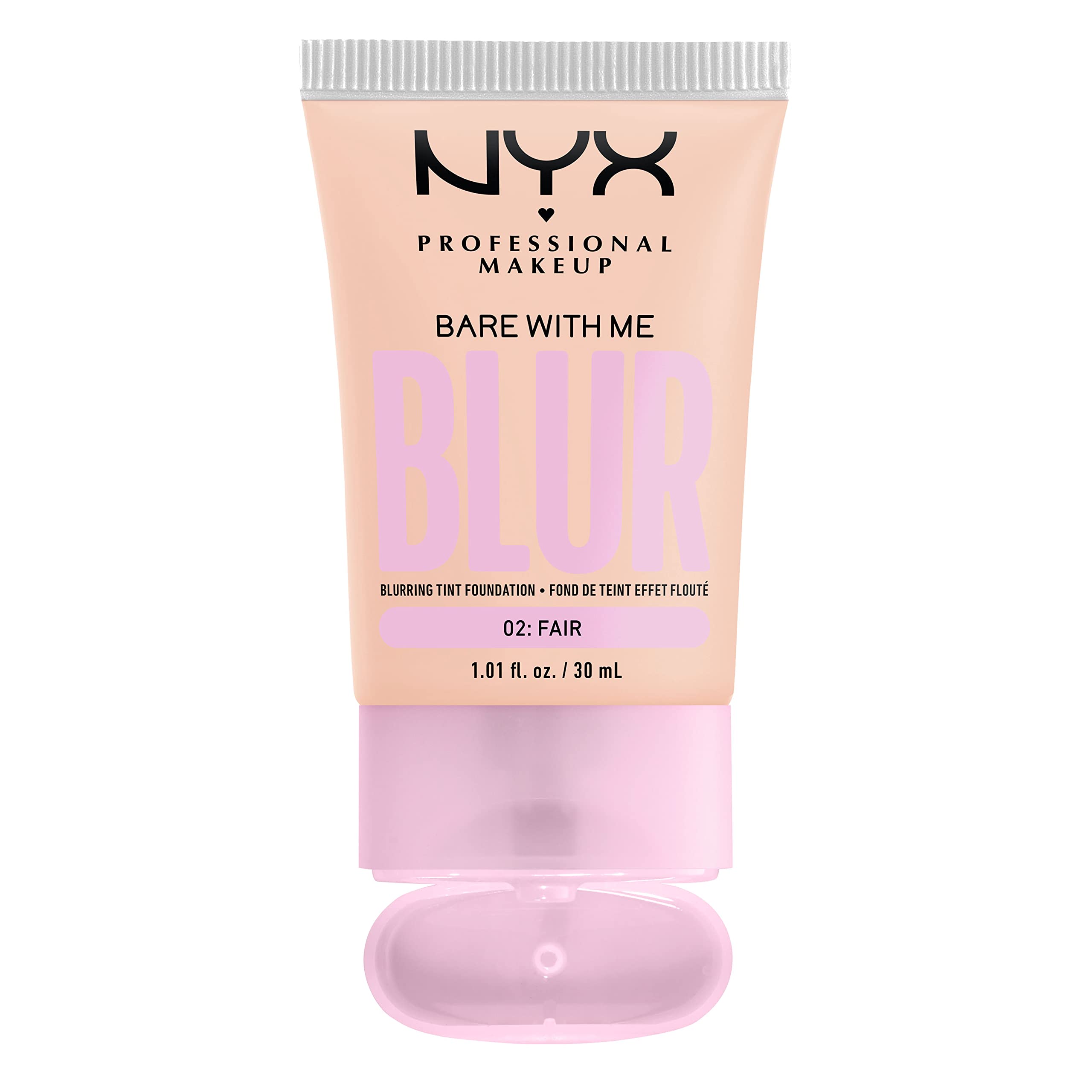 Niacinamida en NYX Bare With Me Blur Tint Foundation mejora tono de piel.