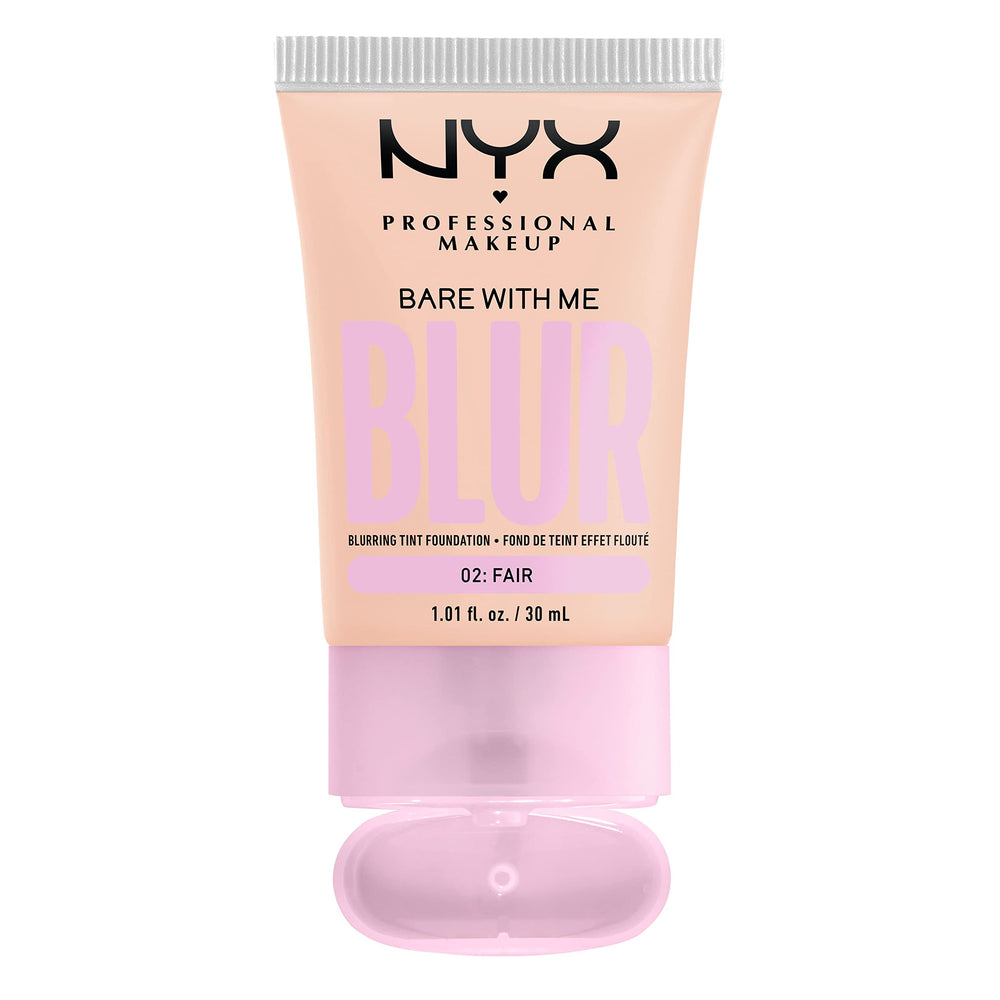 Niacinamida en NYX Bare With Me Blur Tint Foundation mejora tono de piel.