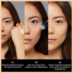 NYX Professional Makeup primer iluminador piel hidratada y luminosa para el día.