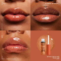 nyx butter gloss bling acabado brillante para labios más visibles