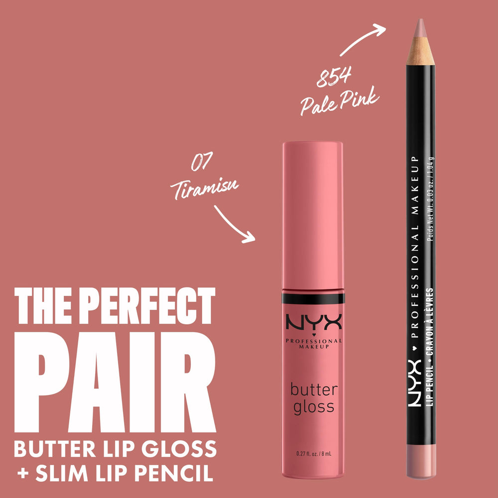 NYX Butter Gloss Textura Cremosa: acabado sedoso en cada pasada.