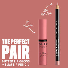 NYX Butter Gloss Textura Cremosa: acabado sedoso en cada pasada.