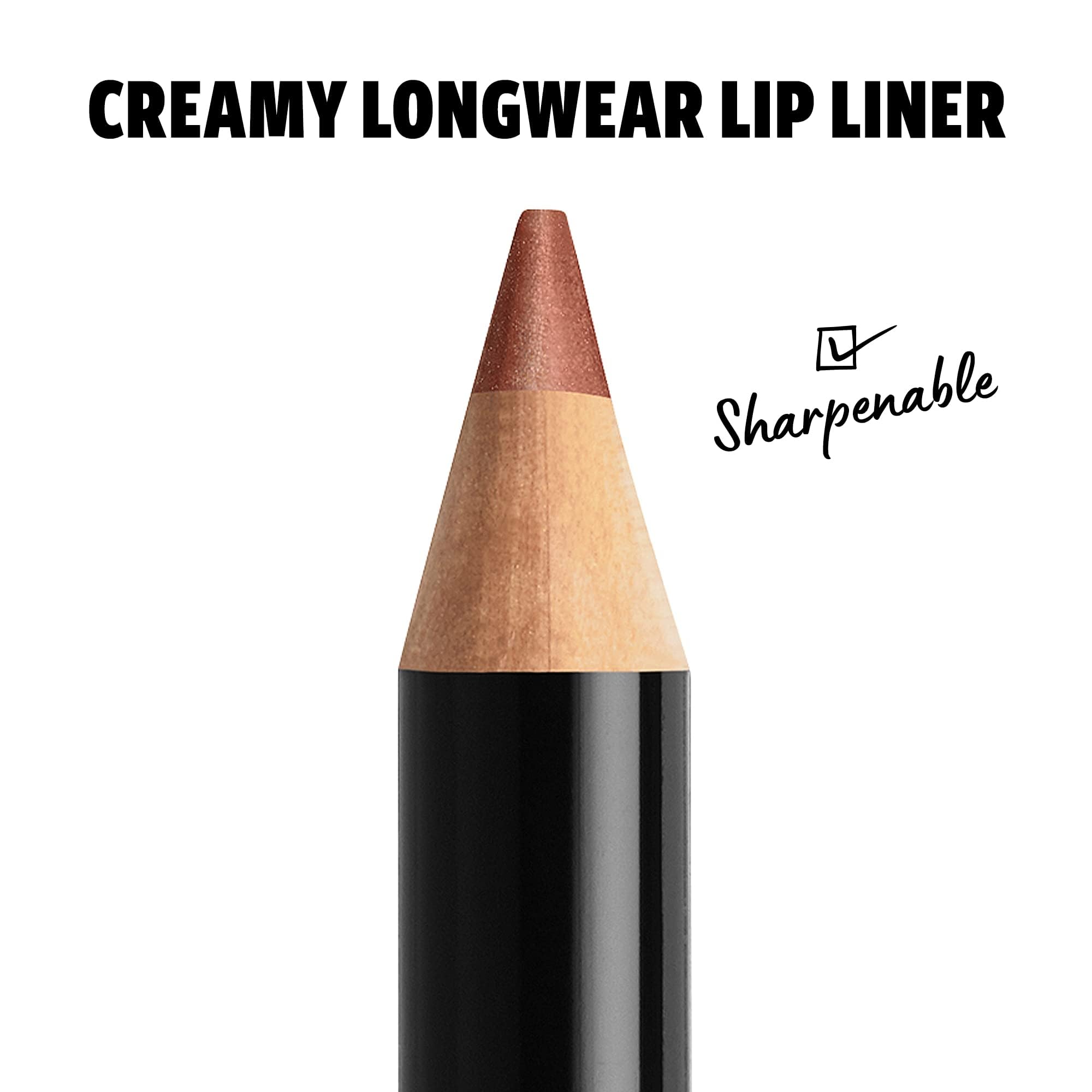 Lápiz delineador de labios NYX Ever, tono nude para contornear sin perder naturalidad.