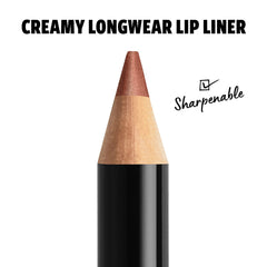 Lápiz delineador de labios NYX Ever, tono nude para contornear sin perder naturalidad.