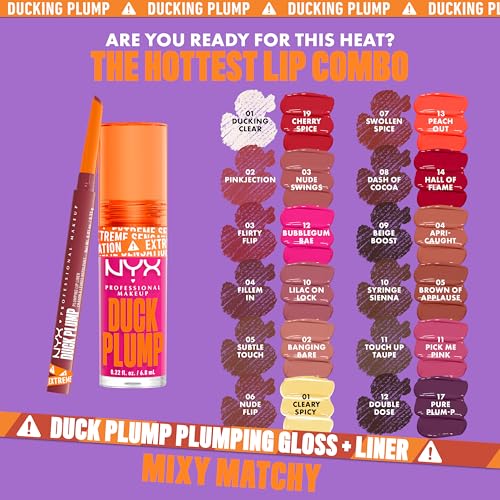 Contorno de labios con NYX Duck Plump para mayor durabilidad